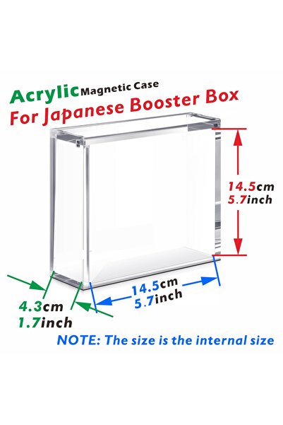 Choice Box For JapanBooster Acrylic Magnetic Display Case for Japanese Booste...