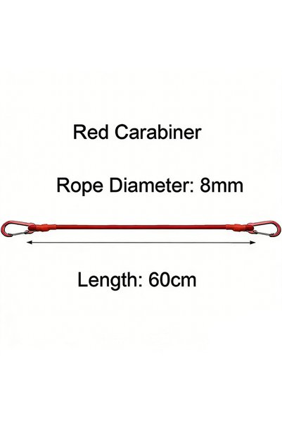 Choice 60cm Heavy Duty Elastic Rope Multi Size Durable Portable Wear Resistan...