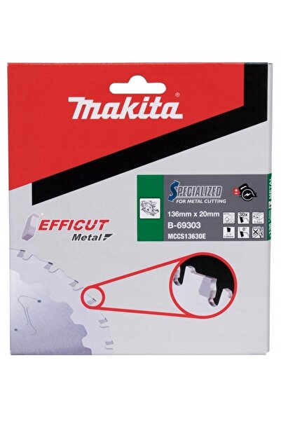 Makita Ferăstrău circular 'EFFICUT' 136X20X30Z TCT B-69303