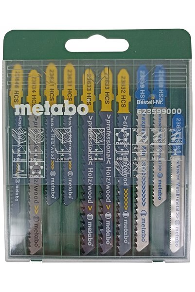 Metabo SET DE PERIȚE PENTRU SĂRUTĂTOR Kpl 10 buc.