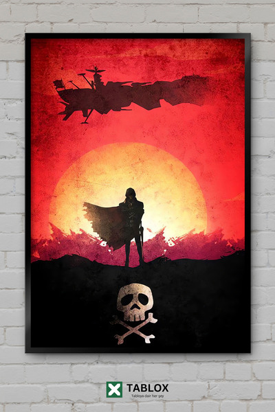 tablomaxtbx Kapetan Harlock Anime Manga Svemirski Pirat Kapetan Okvir Izgled ...