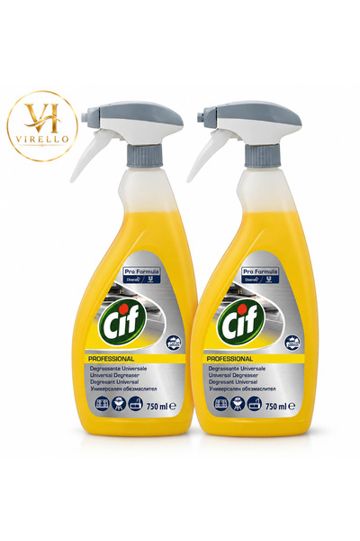 Cif Set 2 x Professional Degresant Universal Spray 750 ml