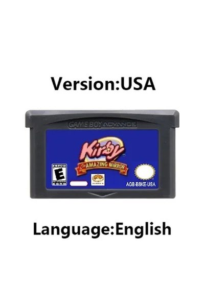 BANDAI USA-Amazing Mirror GBAGame Cartridge Advance Jurassic/kirby/Mother Ser...