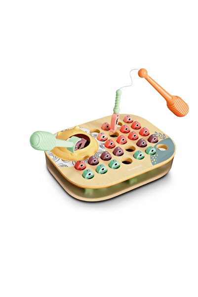 kumkumticaret Wooden Fish Catching Game