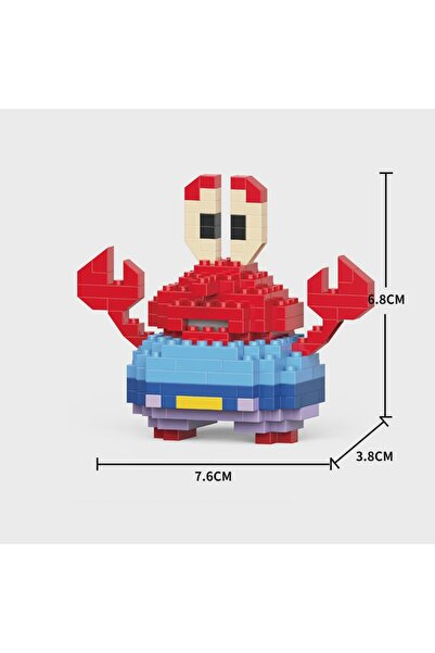 Choice NO BOX 43 Yellow Sponge Cartoon Octopus Crab Mini Building Block Set -...