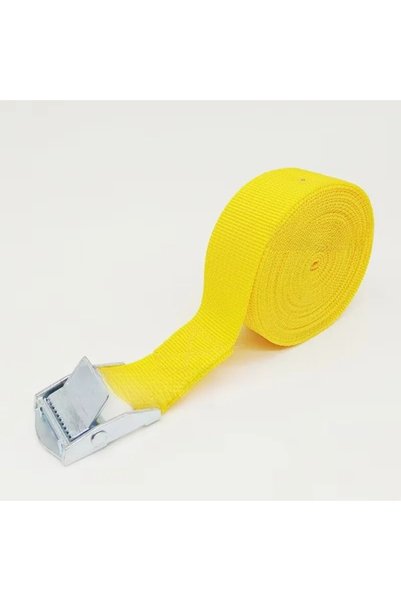 Choice A395-1M Yellow 1M Cargo Straps With Buckle Tie-Down Belt for Motorcycl...