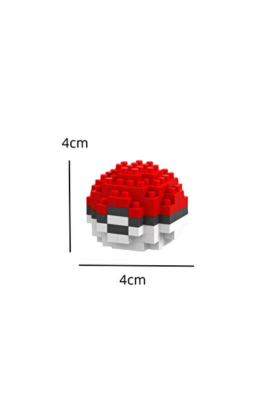 Choice ball Pokemon Small Building Pokemon Nanoblock Cartoon Pikachu Educatio...