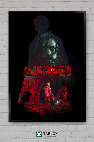 tablomaxtbx Alan Wake video igra horor triler pisac poster okvir izgled dekor...