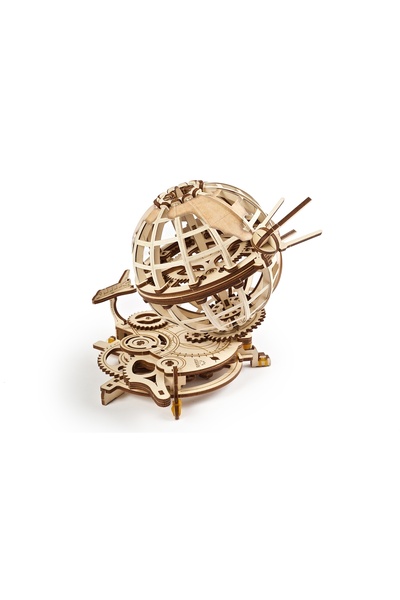 Ugears Model din lemn de asamblat fără lipici, puzzle 3D glob 70128