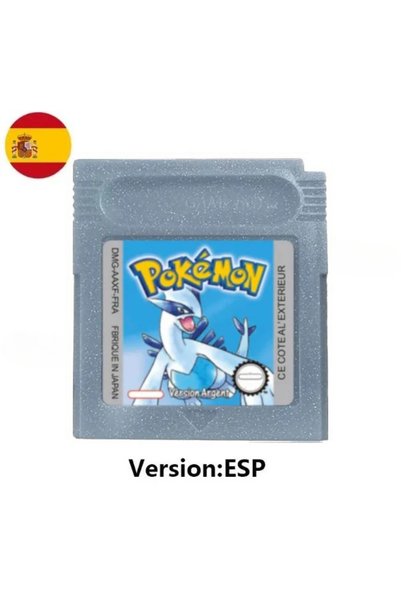 Choice حزمة خراطيش بوكيمون Plata ESP ==HOT USA ESP FRA GBC باللون الأحمر/الأز...