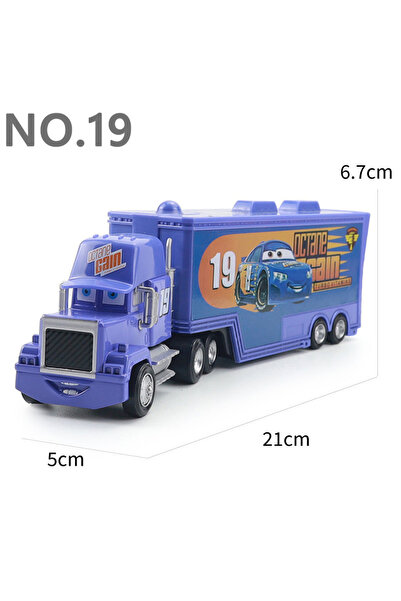 Choice 005 Pixar Cars Truck Storm Jackson Model Car 1/55 Die Casting Containe...