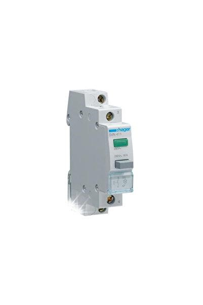hager Hager Przycisk 16A, 1Z, cu indicator luminos verde. SVN411