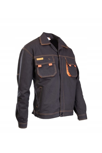 Brixton Hanorac cu nasturi din bumbac, tip workwear, SPARK, gri cărbune, mări...