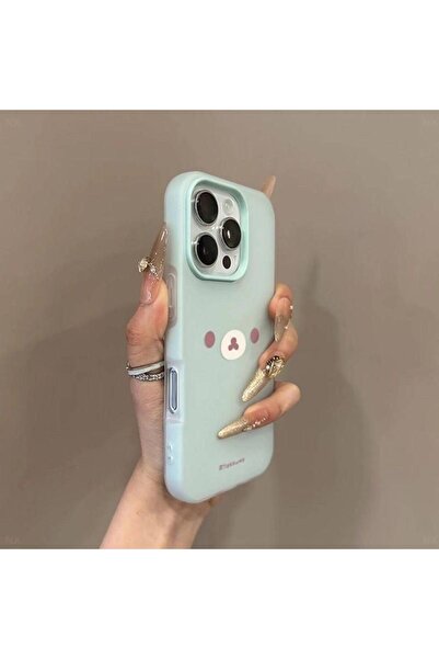 Choice IPhone16 B Rilakkuma protective cover, fashionable anti-fall phone cas...