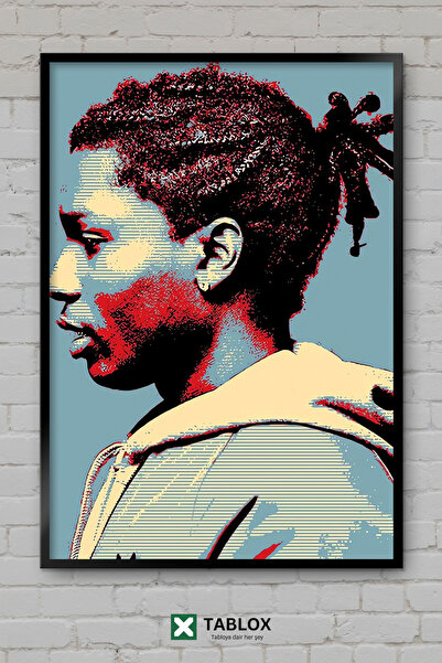 tablomaxtbx Asap Rocky Ράπερ Ράπερ Χιπ Χοπ Τραγουδιστής Μουσική Αφίσα με κορν...