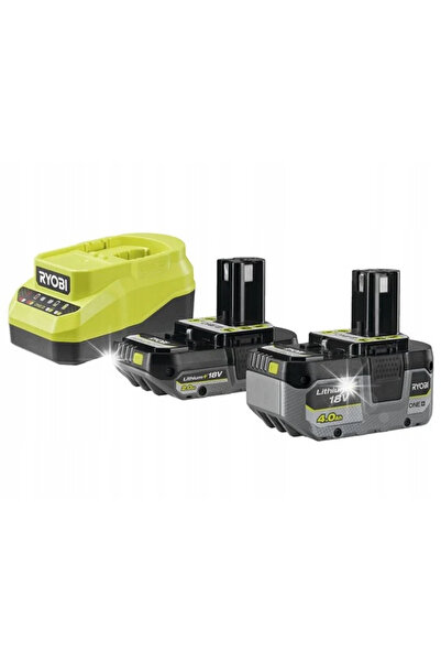 Ryobi KIT 2x ACUMULATOR 1x4Ah +1x2Ah 18V ONE+ ÎNCĂRCĂTOR 2A RC18120A-242X