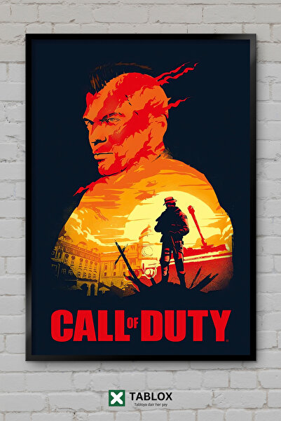 tablomaxtbx Αφίσα βιντεοπαιχνιδιού Call Of Duty Cod, Πλαισιωμένος Διακοσμητικ...