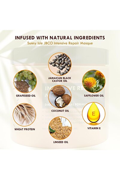 Sunny Isle Jamaican Black Castor Oil Intensive Repair Masque, 16 Oz