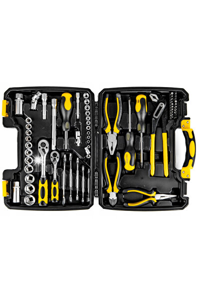 FORCEKRAFT Trusă mare de scule 65 piese + cutie de scule