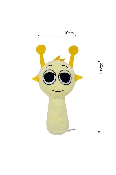 BANDAI 6 New Sprunki Plush Horror Game Toys Cartoon Cute Soft Stuffed Pillow ...