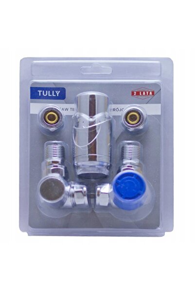 NO BRAND TULLY VALVĂ TERMOSTATICĂ DE ÎNCĂLZIRE CROMATĂ AXIALĂ