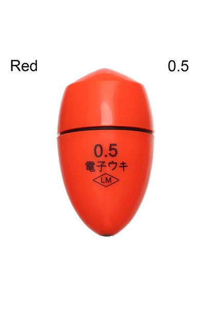 Choice red 0.5 Electronic Floating Wave Rock Fishing Through Luminous Floatin...