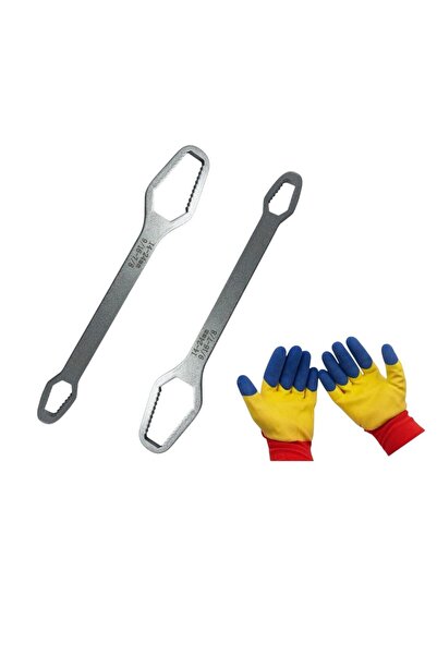 Next Комплект от 2 универсални плоски ключа тип Torx, с 2 глави, размери 08-1...