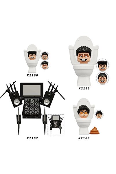 BANDAI KDL821 2026 New Skibidi Toilet Man Figures Blocks TvMan Titan Camerama...