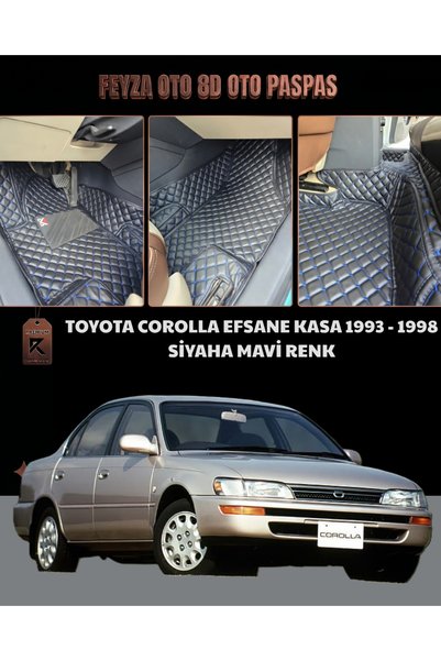 FEYZA OTO TOYOTA COROLLA EFSANE KASA SERİSİ 1993 - 1998 ARASI 8D PREMİUM KAYM...