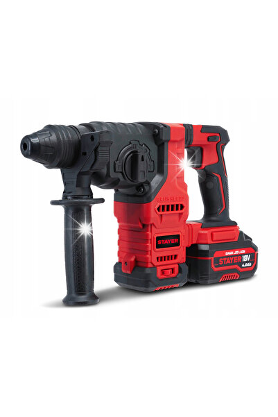 STAYER Ciocan rotopercutor fără fir SDS-PLUS 2,8J 18V 2x5Ah compact