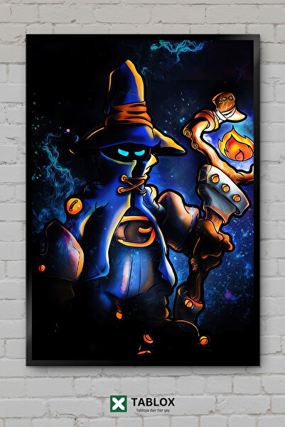 tablomaxtbx Black Mage Kara Magician Final Fantasy Tablou decorativ MDF cu ra...
