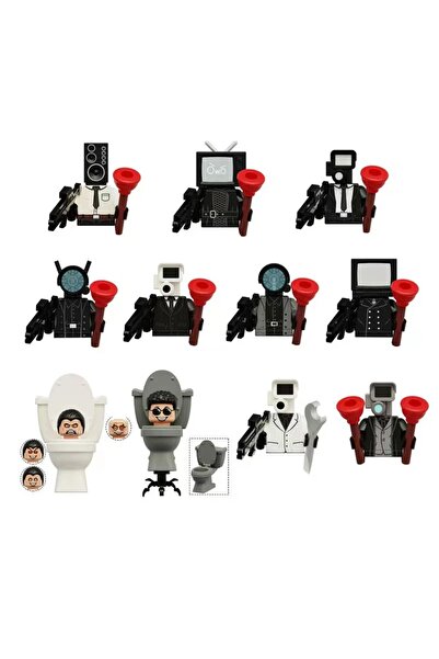 BANDAI KDL818 2026 جديد مكعبات بناء شخصيات سكيبيدي تواليت مان تي في مان تيتان...