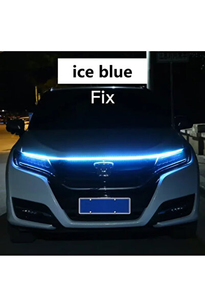 Choice 120cm ICE Blue New LED Car Hood Decorative Light Strip With Start Scan...
