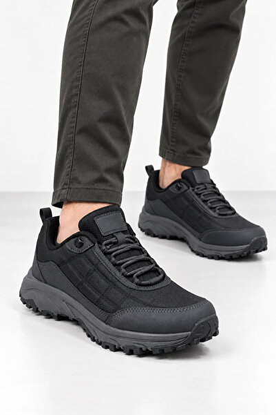 HT HOTİN Mare Unisex Outdoor Wool Inside Rubber Sole Shoes - Smoked