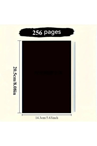 Choice دفتر ملاحظات L مقاس A5، 256 صفحة، دفتر رسم فارغ، دفتر ملاحظات، دفتر مد...