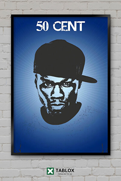 tablomaxtbx 50 Cent Ράπερ Ράπερ Χιπ Χοπ Μουσική Διακοσμητικός πίνακας ζωγραφι...