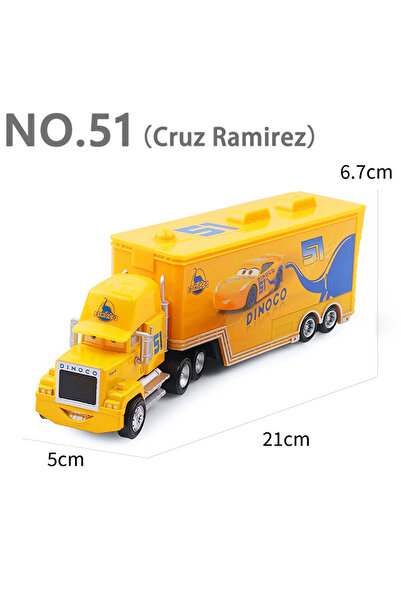 Choice 016 Pixar Cars Truck Storm Jackson Model Car 1/55 Die Casting Containe...