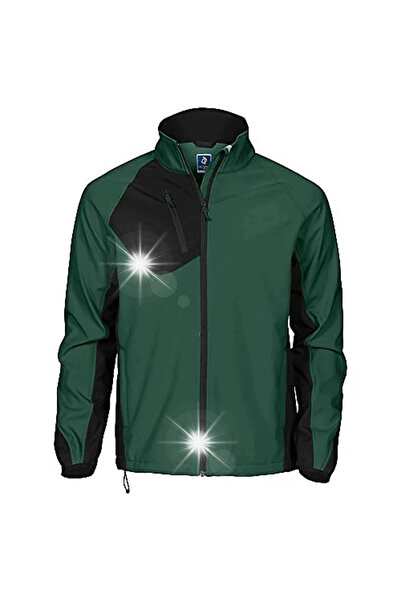 Bosch 1619M012W2 Jachetă softshell de lucru pentru bărbați, mărimea L, verde