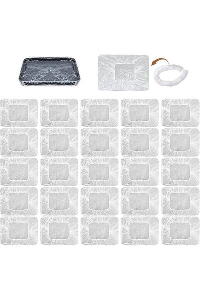 Tazweeq 20-Pack Disposable Paint Tray Liners, Leakproof Plastic Roller Tray C...