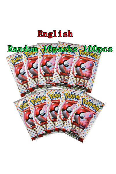 Choice Random 10 bag -02 40/100 Pcs Pokemon Card Prismatic 151 Evolutions Eng...