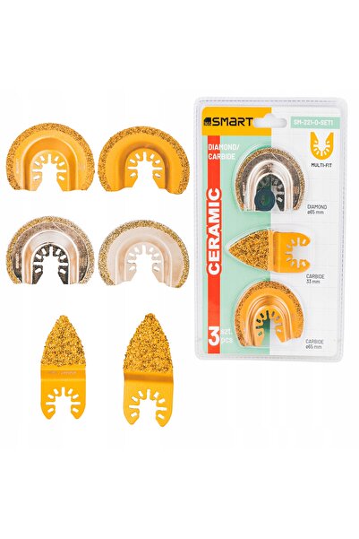 Smart365 SET DISPELE DE TĂIERE CU DIAMANT PENTRU CERAMICĂ 3 BUCĂȚI 65/33/65MM...