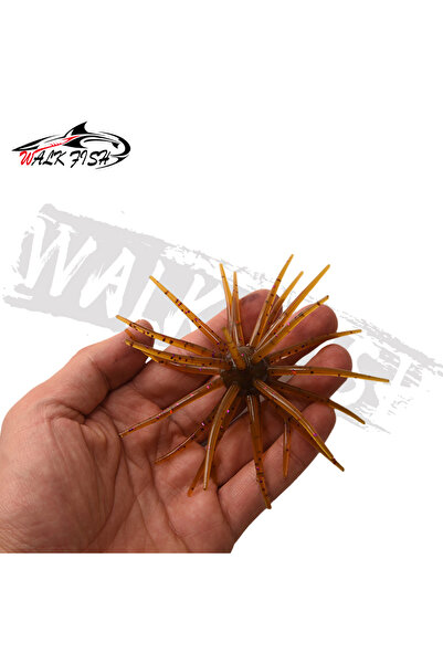 Choice E5 WALK FISH 3 قطع 10 سم 9 جرام طُعم صيد على شكل قنفذ البحر من مادة TP...