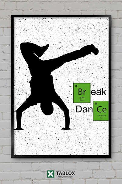 tablomaxtbx Breakdancing Funny Gift Break Dancing Funny Gift Frame-Like Decor...