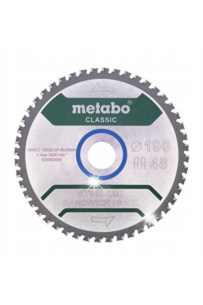 Metabo Disc abraziv pentru tablă, oțel, oțel tăiat / sandwich 190x30 Z48 6286...