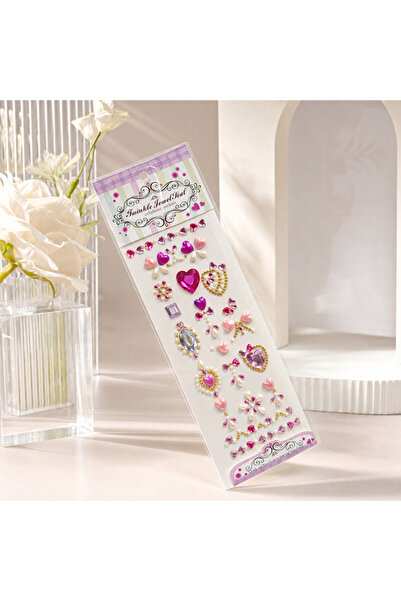 Choice 1 sheet Gem Stickers for Crafting Self-Adhesive Face Gems Rhinestones ...