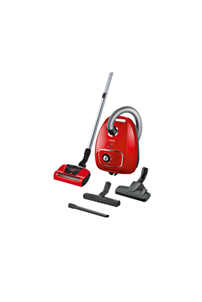 Bosch Bgls4pet2 600 W Toz Torbalı Süpürge Proanimal Kırmızı Hepa H13 Filtre