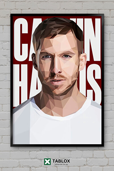 tablomaxtbx Calvin Harris Pop Art Dj Ηλεκτρονική Μουσική Αφίσα με Πλαίσιο Δια...