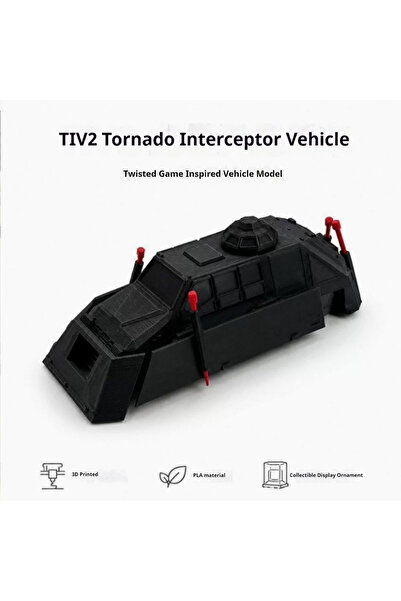 Choice نموذج مركبة إيقاف إعصار التورنادو Immobile Storm Chasers Tiv2 بعجلات م...