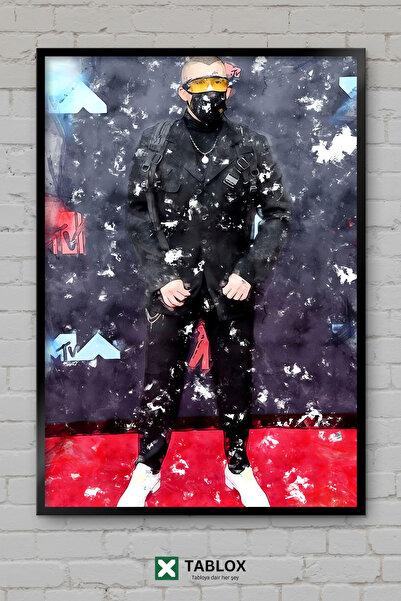 tablomaxtbx Bad Bunny Cântăreț Rapper Reggaeton Muzică Latină Tablou decorati...