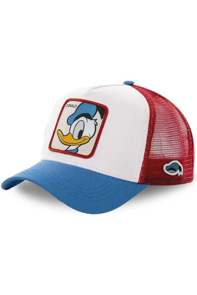 Miniso Donald Duck-A Kawaii Mickey Trucker Cap Mesh Back Baseball Hat Adjusta...